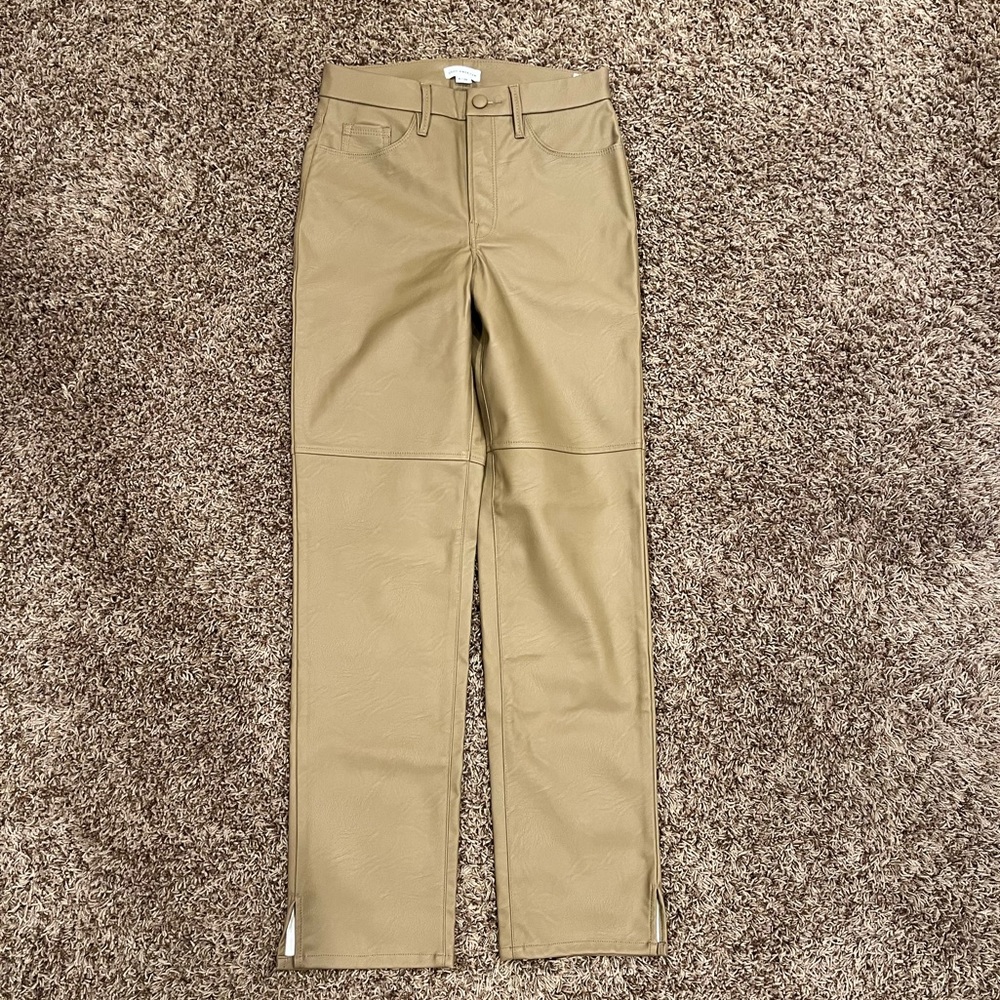 Good American Good Boy Faux Leather Pants - Picture 5 of 16